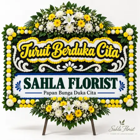 Papan Bunga Duka Kemayoran