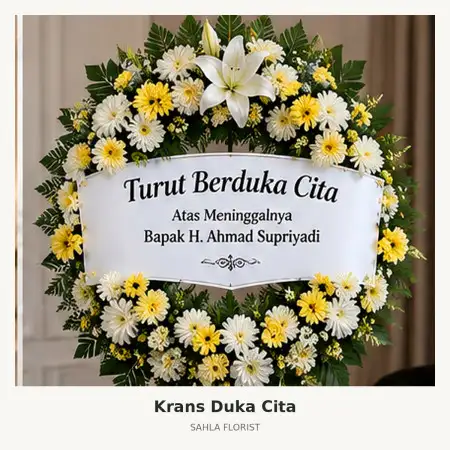 Krans Bunga Duka Kemayoran